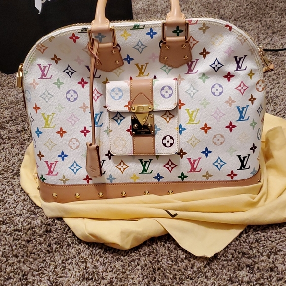 Louis Vuitton Handbags - Louis vuitton multicolor white monogram alma